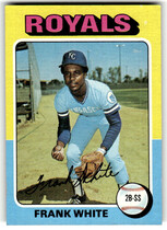 1975 Topps Base Set #569 Frank White