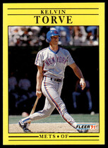 1991 Fleer Base Set #163 Kelvin Torve