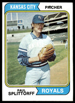 1974 Topps Base Set #225 Paul Splittorff