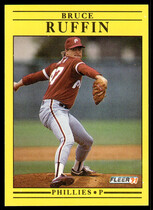1991 Fleer Base Set #411 Bruce Ruffin