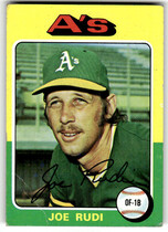 1975 Topps Base Set #45 Joe Rudi