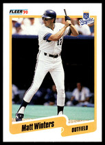 1990 Fleer Base Set #124 Matt Winters