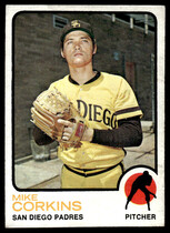 1973 Topps Base Set #461 Mike Corkins