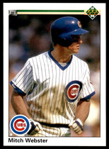 1990 Upper Deck Base Set #153 Mitch Webster