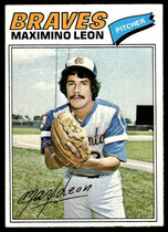 1977 Topps Base Set #213 Max Leon