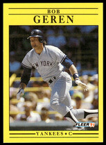 1991 Fleer Base Set #663 Bob Geren