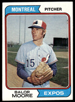 1974 Topps Base Set #453 Balor Moore