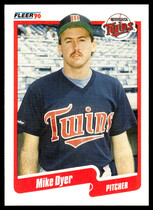 1990 Fleer Base Set #372 Mike Dyer