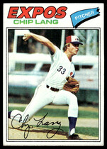 1977 Topps Base Set #132 Chip Lang