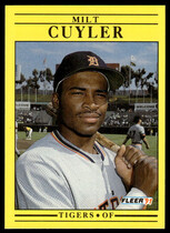 1991 Fleer Base Set #334 Milt Cuyler