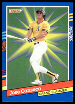 1991 Donruss Grand Slammers #4 Jose Canseco