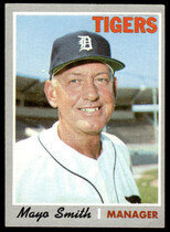 1970 Topps Base Set #313 Mayo Smith