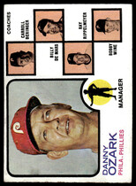 1973 Topps Base Set #486 Danny Ozark