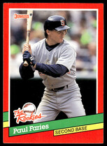 1991 Donruss Rookies #16 Paul Faries