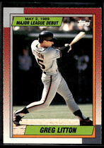 1990 Topps Debut 89 #72 Greg Litton