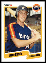 1990 Fleer Update #U-17 Dave Rohde