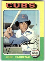 1975 Topps Base Set #15 Jose Cardenal