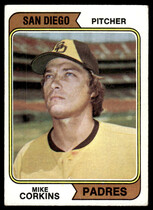 1974 Topps Base Set #546 Mike Corkins
