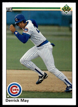 1990 Upper Deck Base Set #736 Derrick May