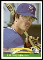 1984 Donruss Base Set #588 Pat Sheridan