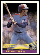 1984 Donruss Base Set #157 Bryan Little