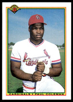 1990 Bowman Base Set #199 Paul Coleman