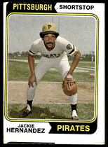 1974 Topps Base Set #566 Jackie Hernandez