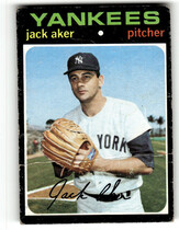 1971 Topps Base Set #593 Jack Aker
