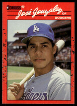 1990 Donruss Base Set #314 Jose Gonzalez
