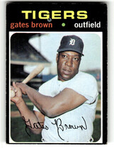 1971 Topps Base Set #503 Gates Brown