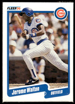 1990 Fleer Wax Box Cards #C-27 Jerome Walton