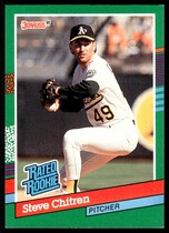 1991 Donruss Base Set #431 Steve Chitren