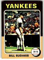 1975 Topps Base Set #291 Bill Sudakis