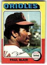 1975 Topps Base Set #275 Paul Blair