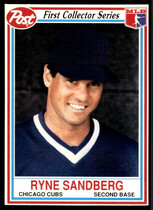 1990 Post Base Set #9 Ryne Sandberg
