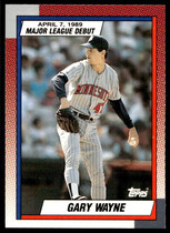 1990 Topps Debut 89 #135 Gary Wayne