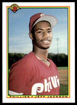 1990 Bowman Base Set #157 Jeff Jackson