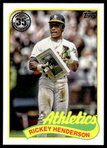 2024 Topps Update 1989 Topps #89US-41 Rickey Henderson