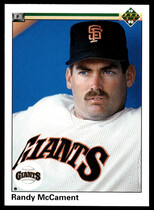 1990 Upper Deck Base Set #657 Randy McCament