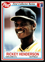 1990 Post Base Set #25 Rickey Henderson