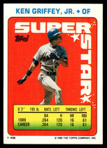 1990 Topps Stickers Backs (No Sticker) #49 Ken Griffey Jr.
