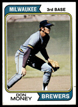 1974 Topps Base Set #413 Don Money
