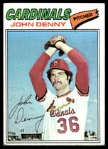 1977 Topps Base Set #541 John Denny