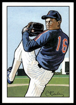 1990 Bowman Art Inserts #3 Dwight Gooden
