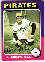 1975 Topps Base Set #171 Ed Kirkpatrick