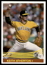 1984 Donruss Base Set #497 Keith Atherton