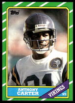 1986 Topps Base Set #297 Anthony Carter