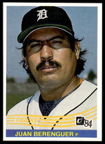 1984 Donruss Base Set #125 Juan Berenguer