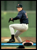 1991 Stadium Club Base Set #560 Scott Erickson