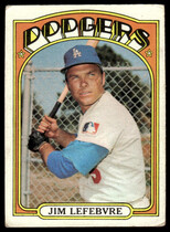 1972 Topps Base Set #369 Jim Lefebvre